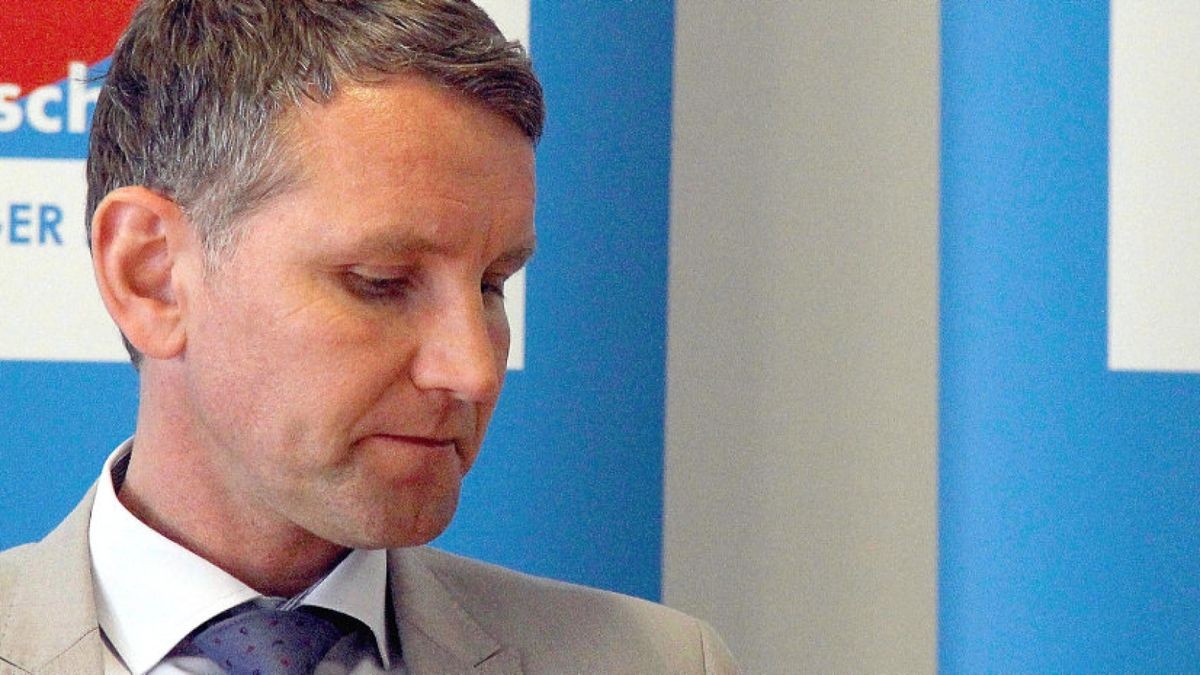 Björn Höcke, Landesvorsitzender der Thüringer AfD und Fraktionsvorsitzender der AfD im Thüringer Landtag.