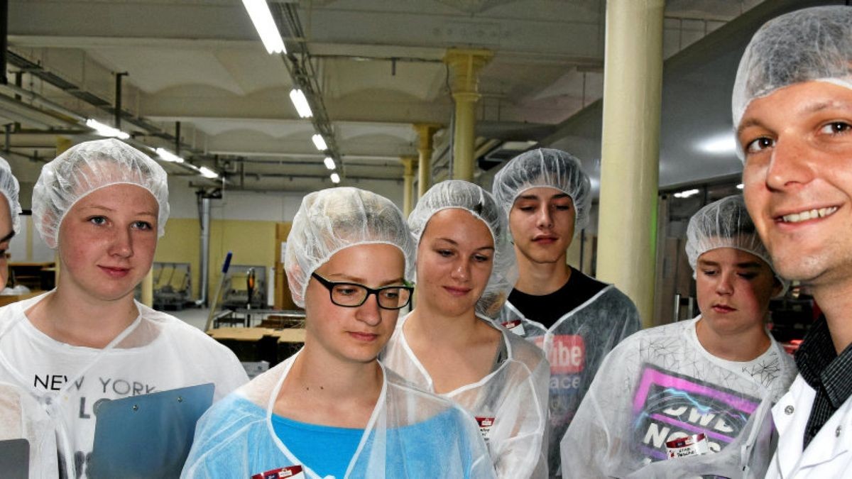 Der süßeste SchülerCollegeTag im Berggold Schokoladenwerk Pößneck