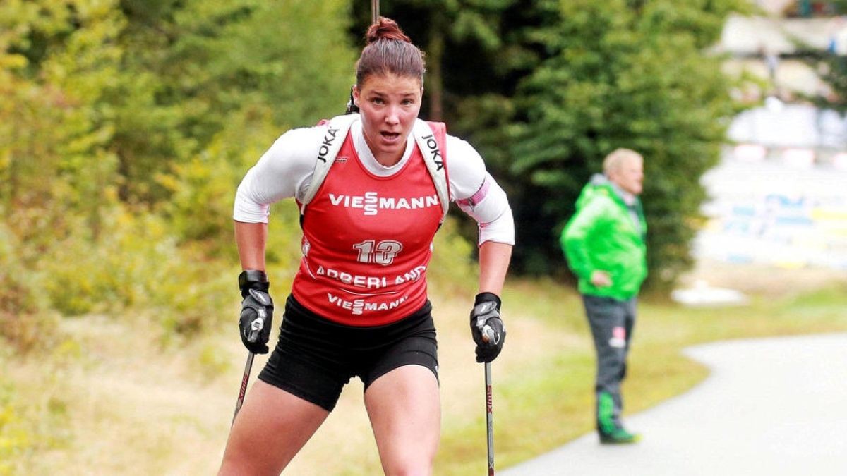 Biathletin Marie Heinrich vom Skiverein Großbreitenbach. Foto: imago