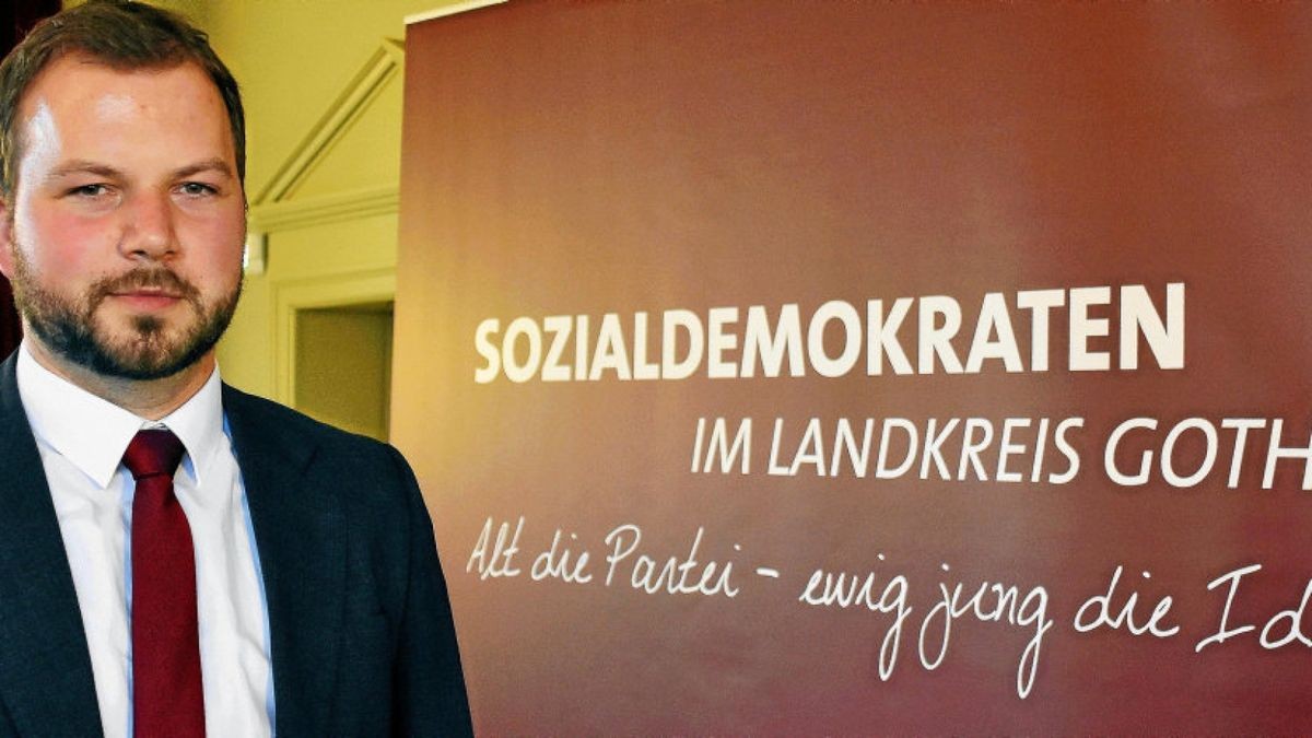 Mit Onno Eckert geht der SPD-Kreisverband Gotha in den Wahlkampf um das Amt des Landrates.