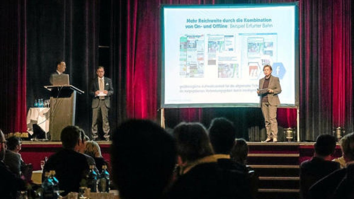 Veranstaltung der Mediengruppe Thüringen im DasDie in Erfurt.