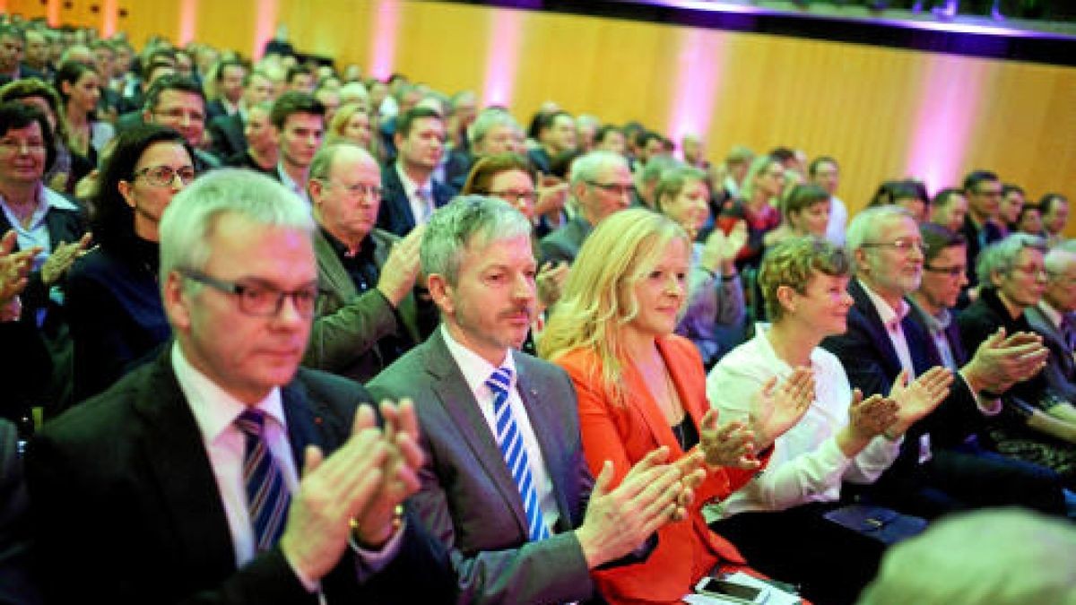 Fotos vom Neujahrsempfang der Kreissparkasse in der Obereichsfeldhalle in Leinefelde. Foto: Eckhard Jüngel