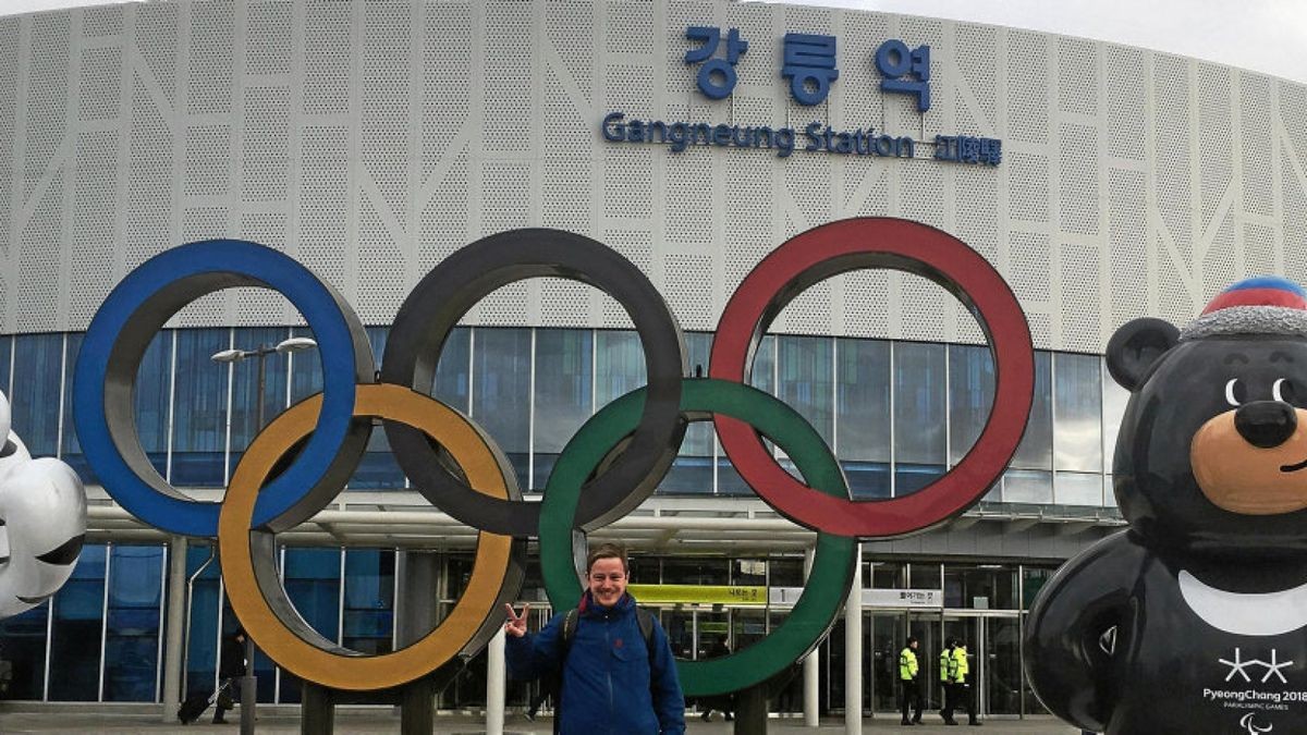 Bauerfeind-Manager Jörg Ritzerfeld war früher Skispringer und ist bei den Olympischen Spielen in Südkorea für seine Firma vor Ort.