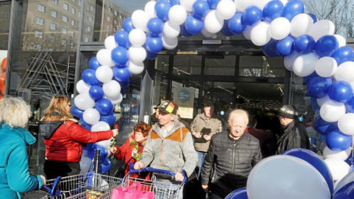 Höher, heller, größer Aldi am Berliner Platz in Erfurt größte
