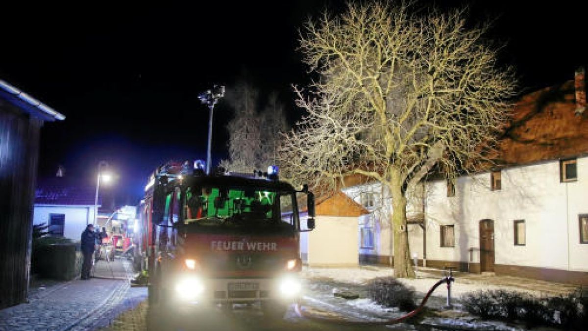 Wohnhausbrand in Schwerstedt