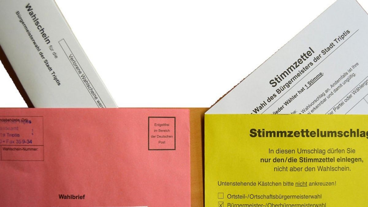 Seit Wann Gibt Es Briefwahl In Deutschland Briefwahl: Der Gelbe muss mit dem Wahlschein in den Roten
