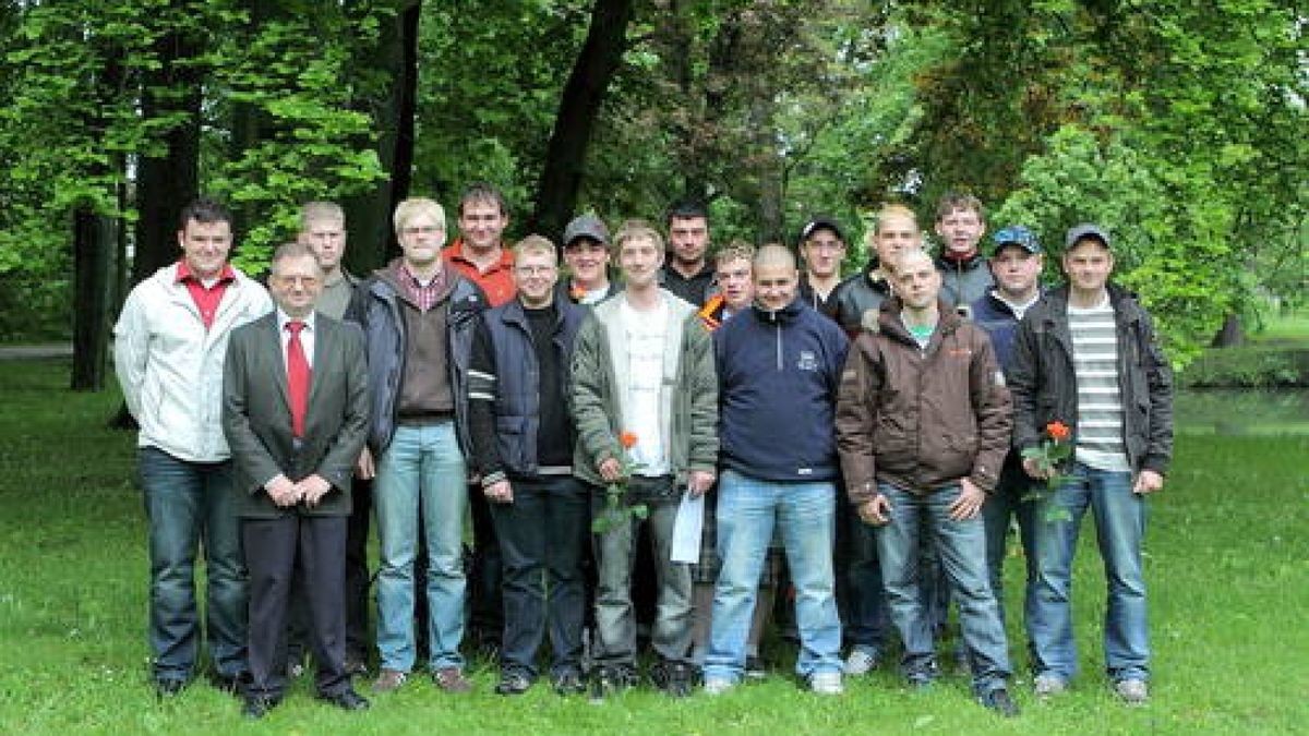 Staaatliche Berufsbildende Schule Schwerstedt - Klasse LW075. Foto: Peter Hansen