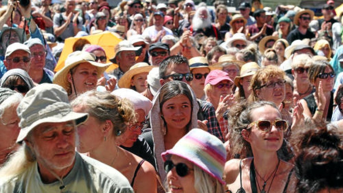 Impressionen vom Samstag auf dem Rudolstadt-Festival; Foto: Mediengruppe Thüringen/Peter Scholz