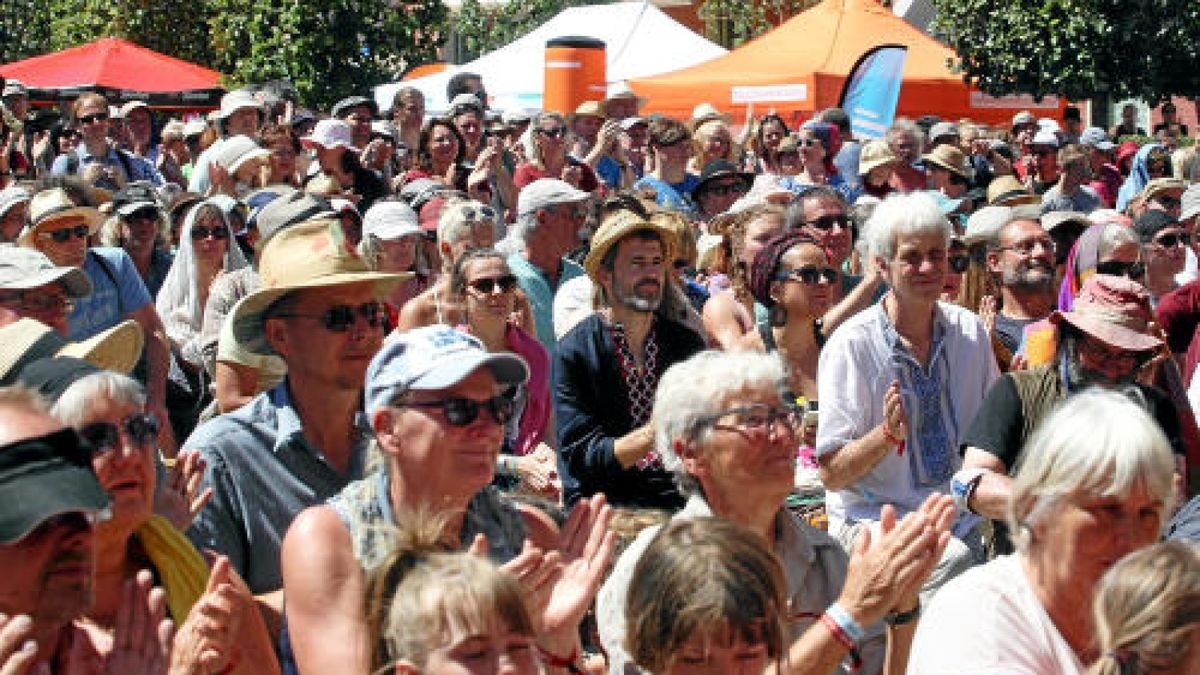 Impressionen vom Samstag auf dem Rudolstadt-Festival; Foto: Mediengruppe Thüringen/Peter Scholz