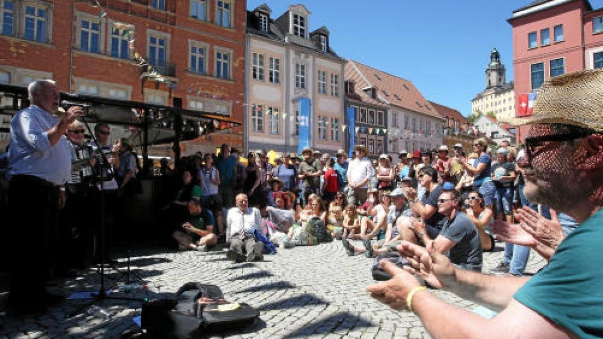 Impressionen vom Samstag auf dem Rudolstadt-Festival; Foto: Mediengruppe Thüringen/Peter Scholz