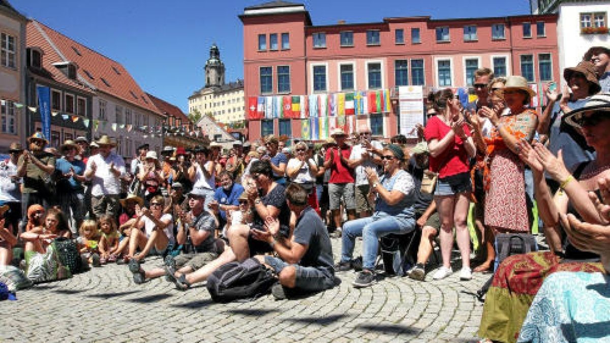 Impressionen vom Samstag auf dem Rudolstadt-Festival; Foto: Mediengruppe Thüringen/Peter Scholz