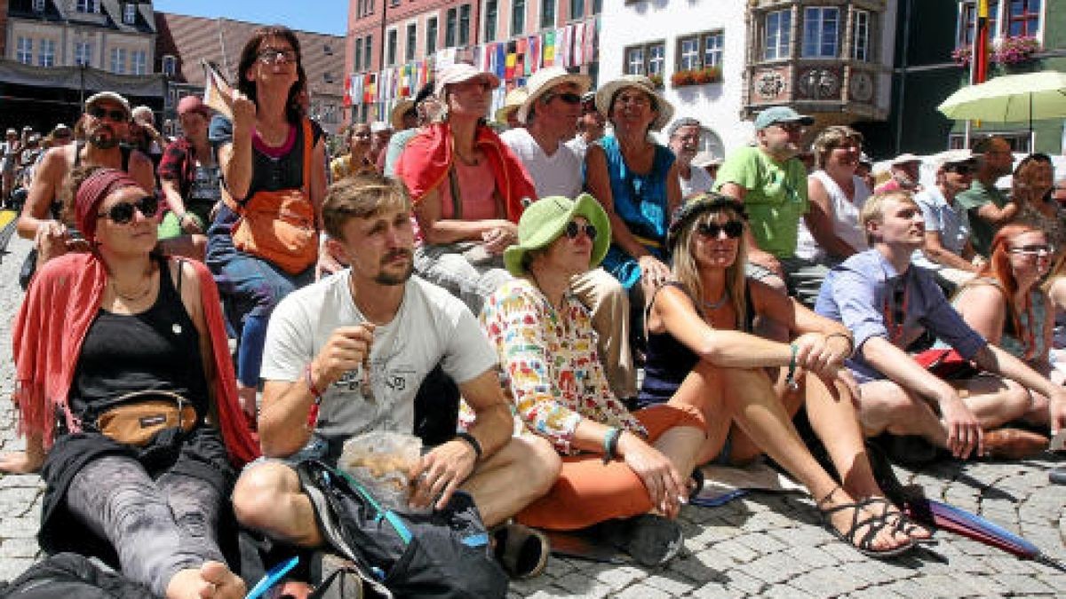 Impressionen vom Samstag auf dem Rudolstadt-Festival; Foto: Mediengruppe Thüringen/Peter Scholz