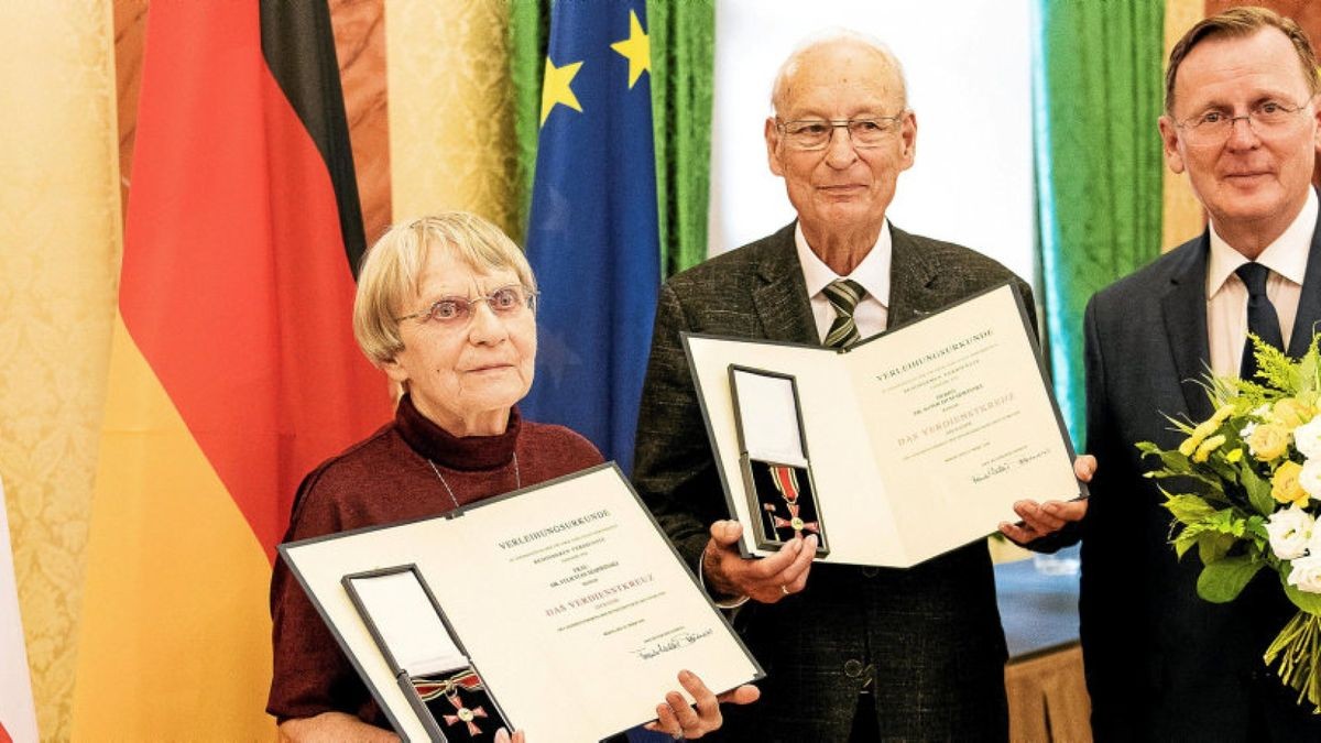 Auch Felicitas Marwinski und Konrad Marwinski