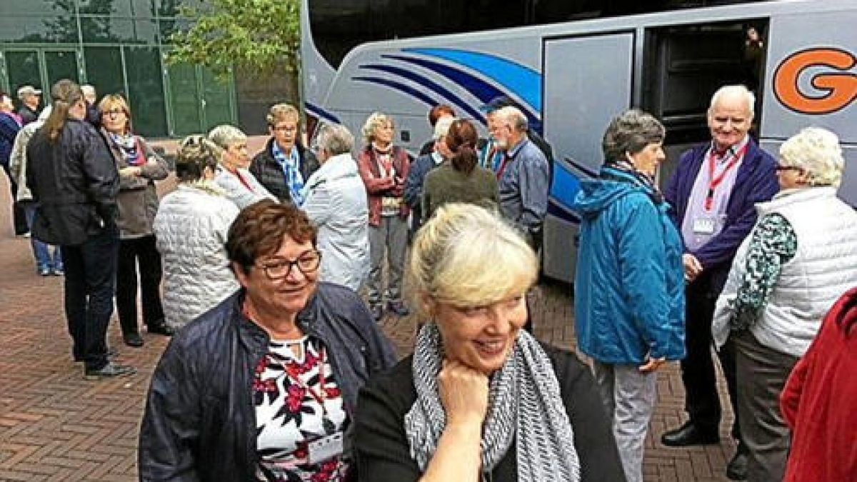 Weimarer Bürgerreise 2018, Kaffeepause. Foto: Brigitte Zöllner