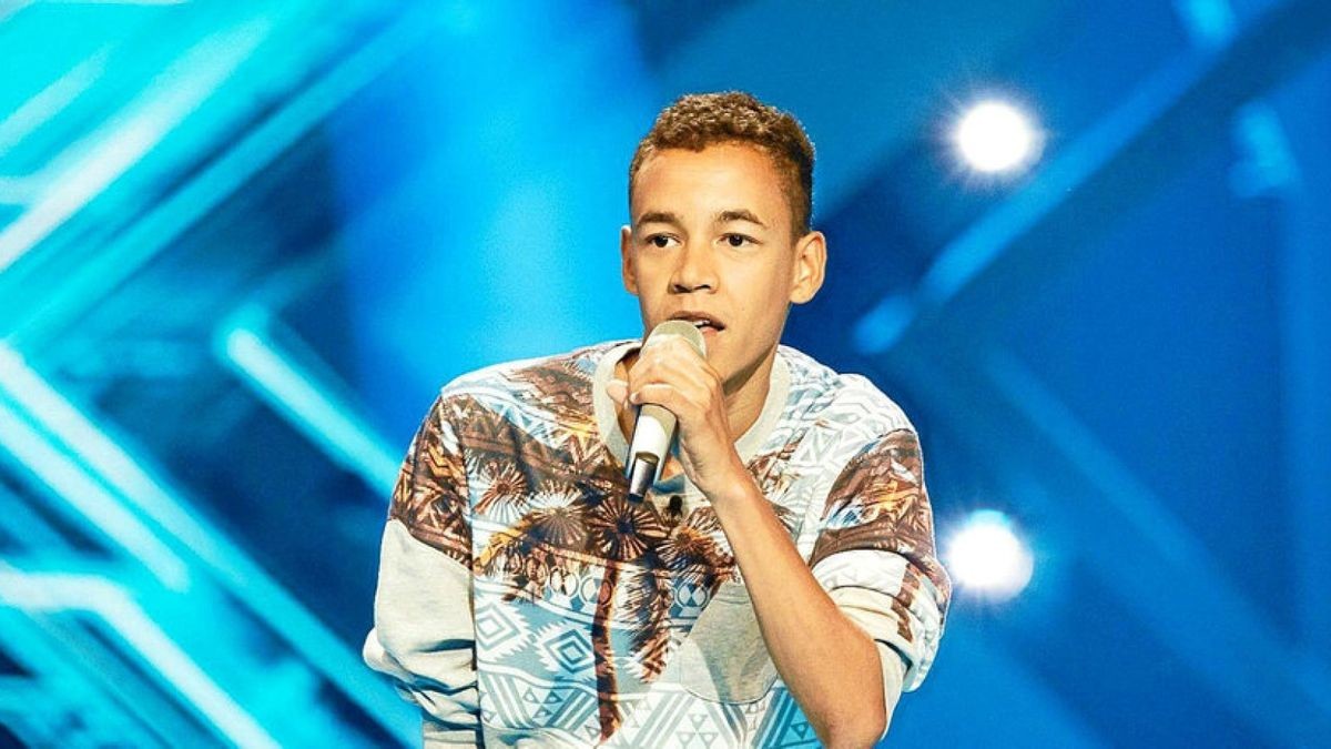 Michael aus Erfurt bei der sogenannten Chair Challenge der Fernsehsendung „X Factor“.