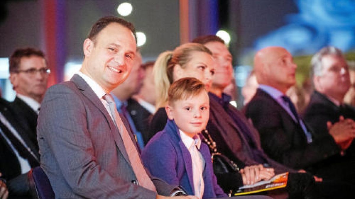 Andreas Peter mit Familie war auch anwesend. Foto: Marco Kneise