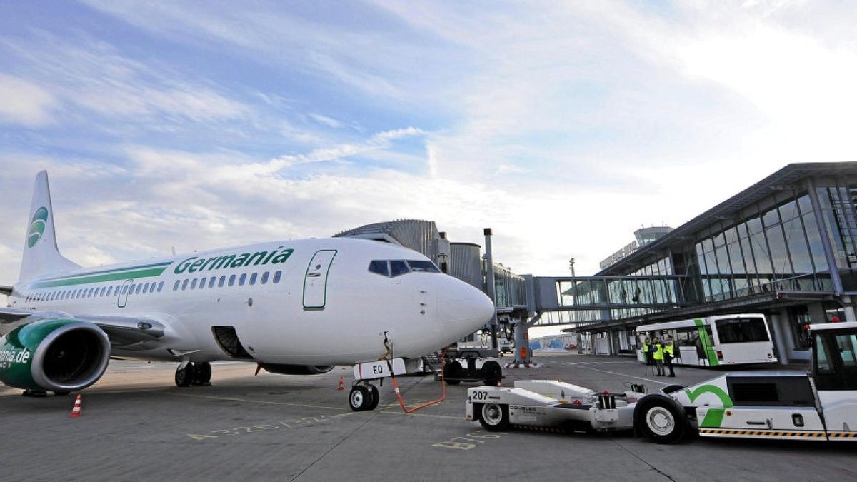 Auch am Erfurter Flughafen wird am Dienstag von 6 bis 21 Uhr gestreikt. Archiv-