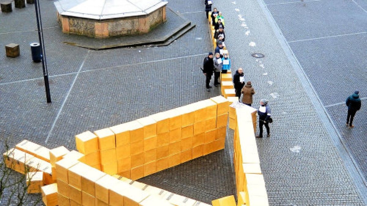 Beim Holocaust-Gedenken auf dem Eisenacher MarktFoto: .Jensen Zlotowicz