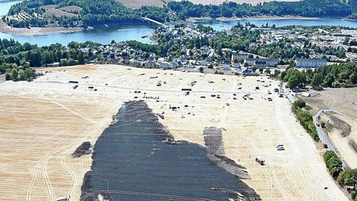 Mehrere Feld- und Autobrände gab es in diesem Jahr beim SMS-Festival. Anwohner des Kulmbergs schreiben es dem Wind zu, dass dieser nicht in Richtung Stadt blies und ­dadurch beim größten Feuer ihre Häuser verschont geblieben sind.