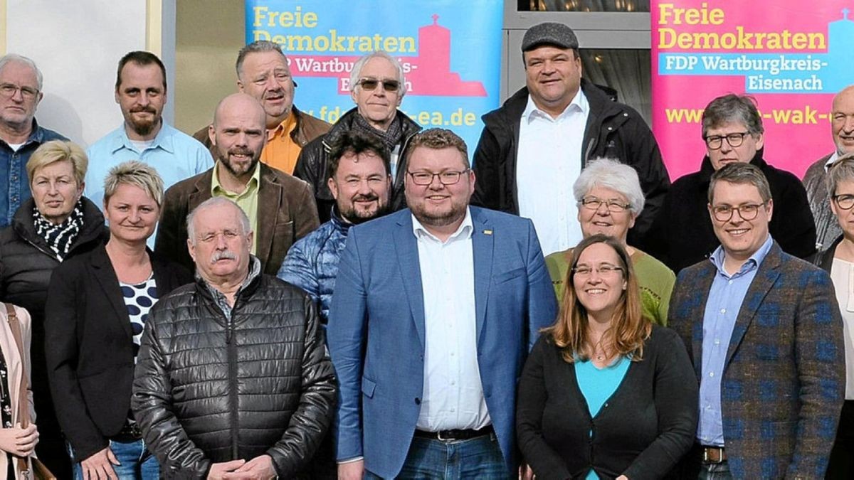 Die Kandidaten der FDP für die Wahl zum Kreistag.