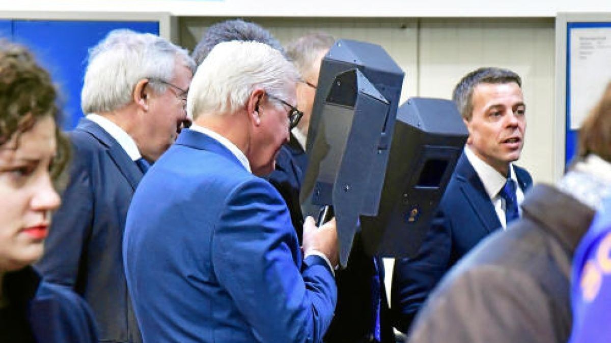 Bundespräsident Frank-Walter Steinmeier in Nordhausen. Foto: Peter Cott