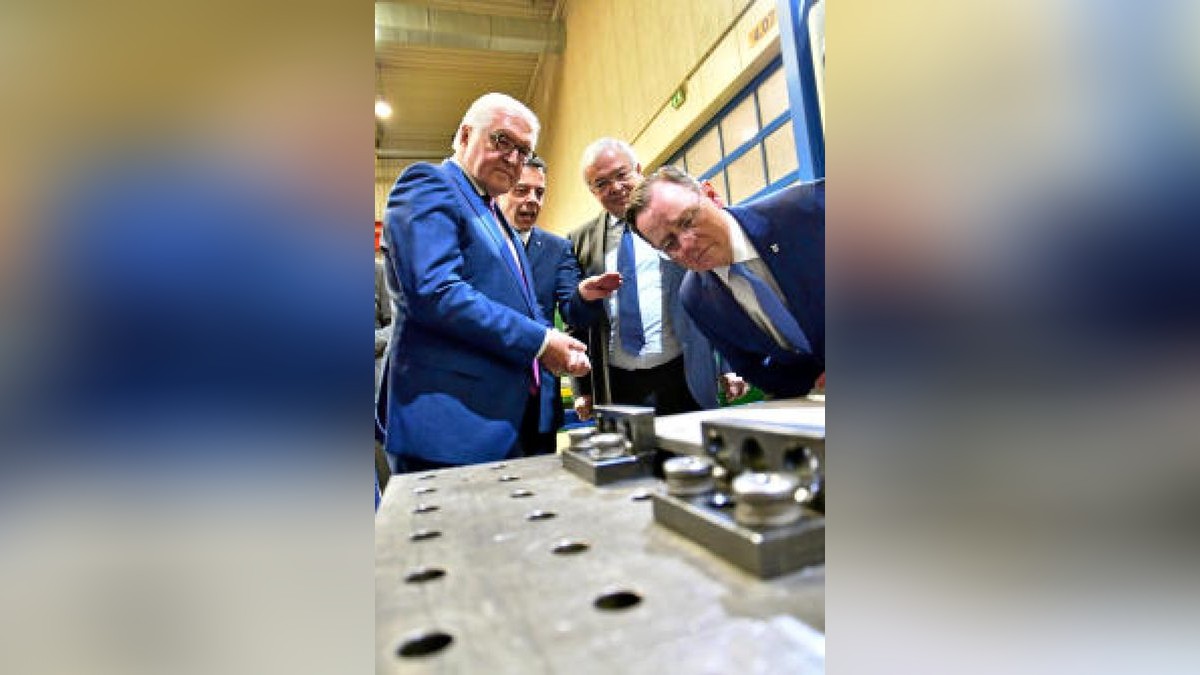 Bundespräsident Frank-Walter Steinmeier in Nordhausen. Foto: Peter Cott