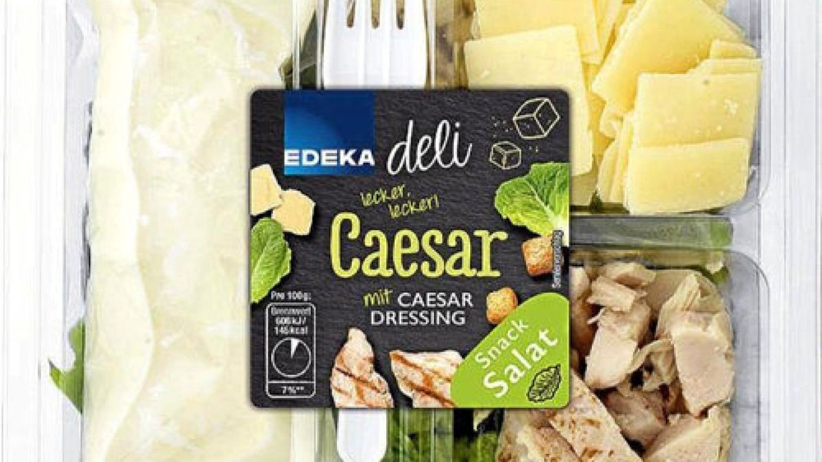 Hersteller Gartenfrisch Jung GmbH ruft Edeka deli Caesar Snack Salat bei Edeka und Marktkauf zurückFoto: Gartenfrisch Jung GmbH