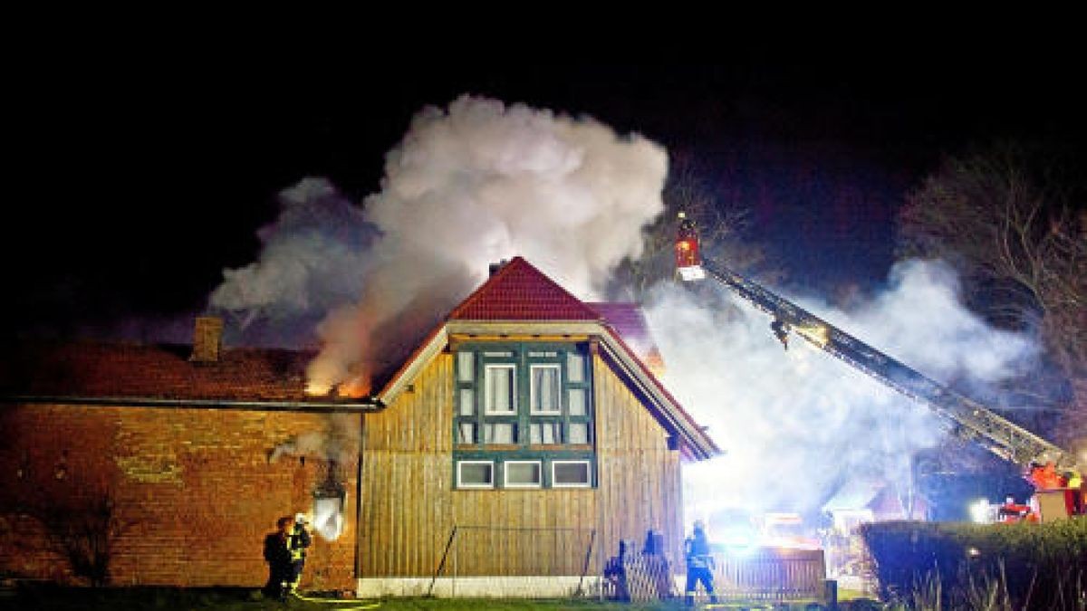 Brand in Obermehler - weitere Bilder vom Feuerwehreinsatz.