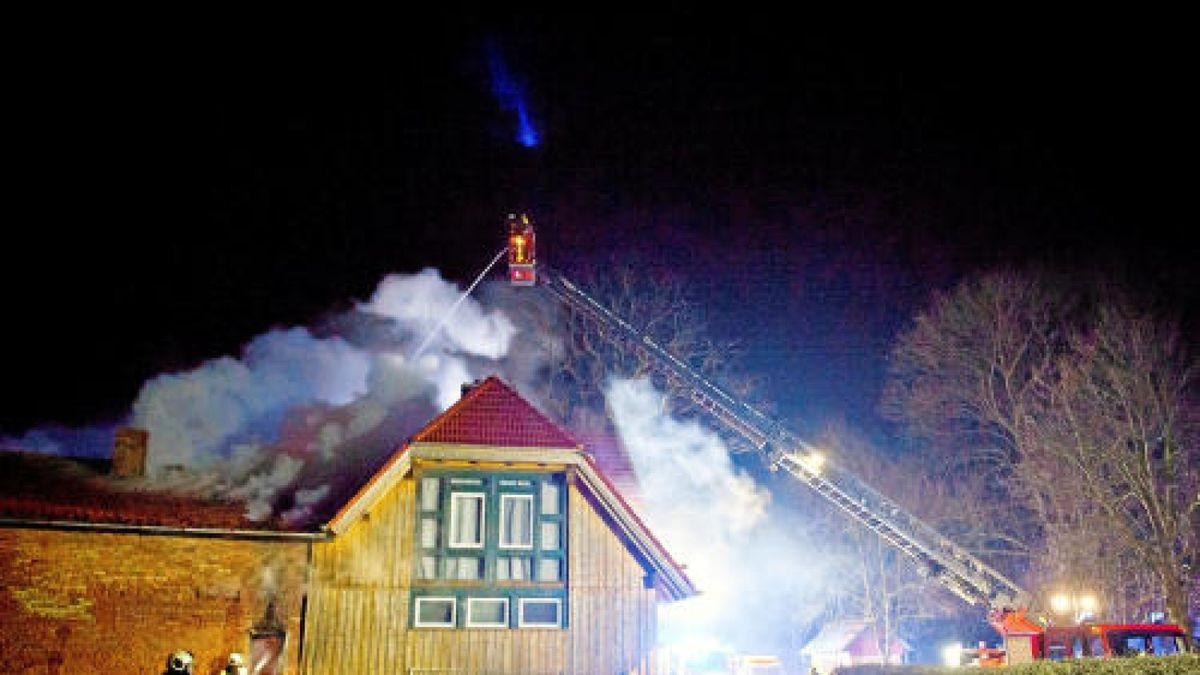 Brand in Obermehler - weitere Bilder vom Feuerwehreinsatz.