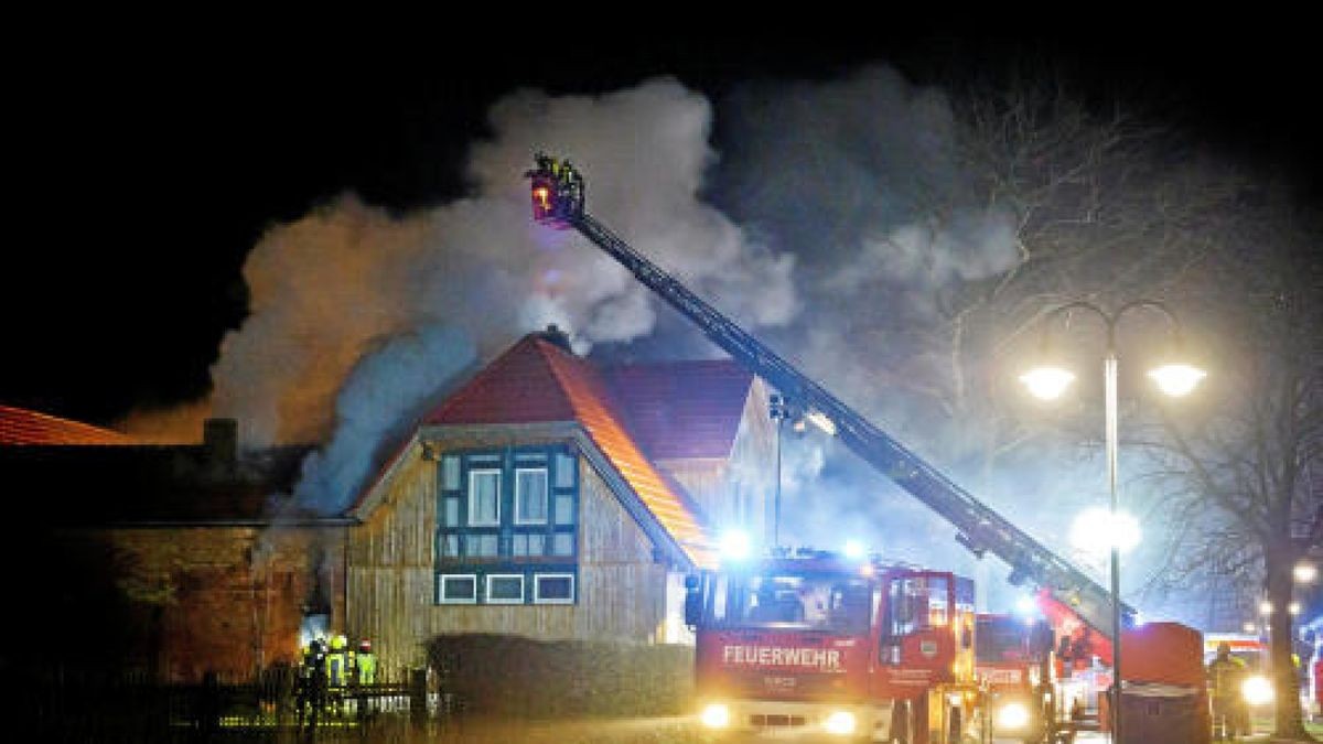 Brand in Obermehler - weitere Bilder vom Feuerwehreinsatz.