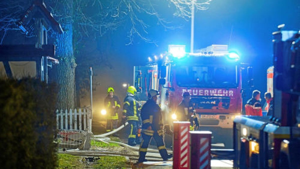 Brand in Obermehler - weitere Bilder vom Feuerwehreinsatz.