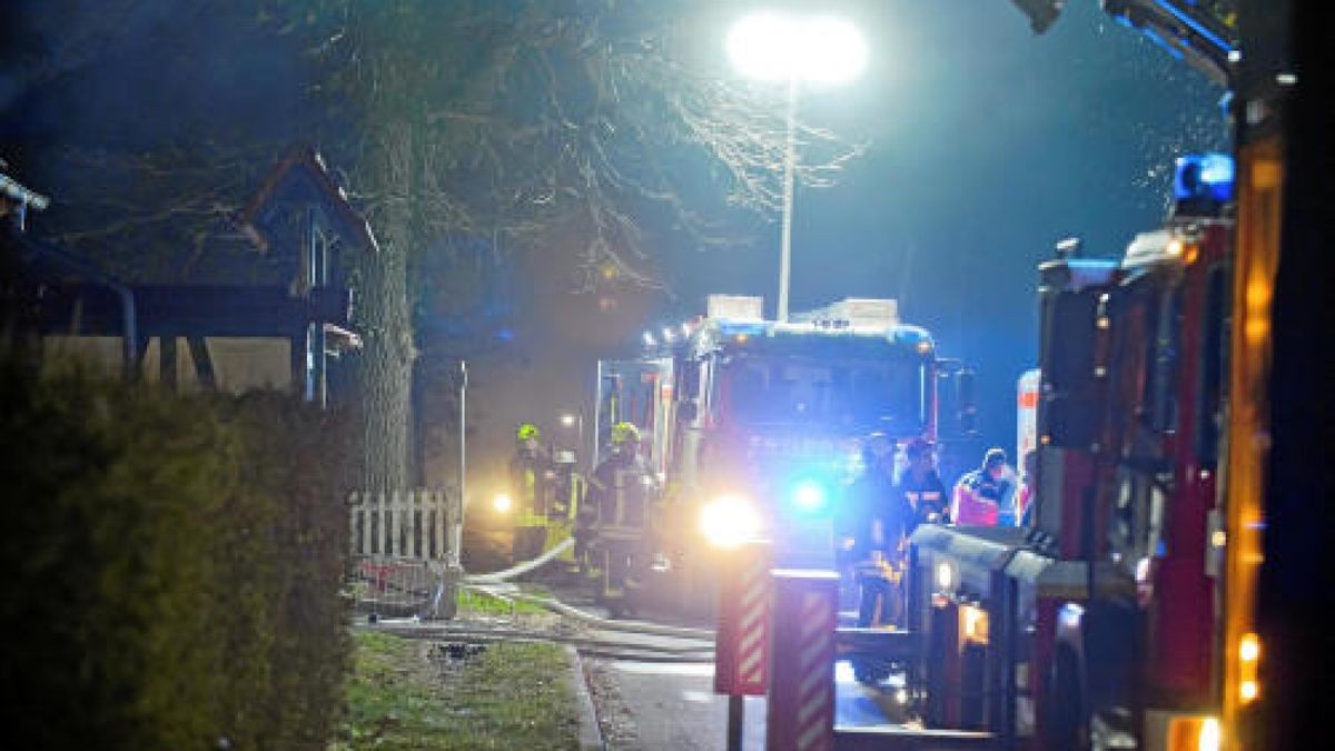 Brand in Obermehler - weitere Bilder vom Feuerwehreinsatz.