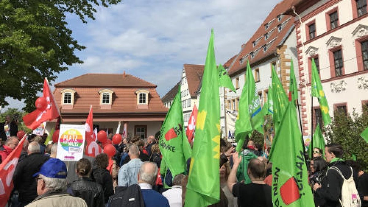 Mehr als tausend Teilnehmer sind dem Aufruf von DGB und dem Bündnis 