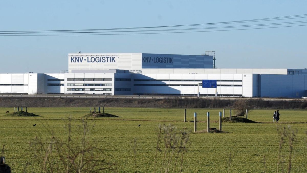 Das KNV-Logistikzentrum bei Erfurt Archiv-