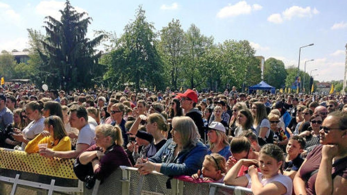 Fest der Vielen in Erfurt. Es wird immer voller.