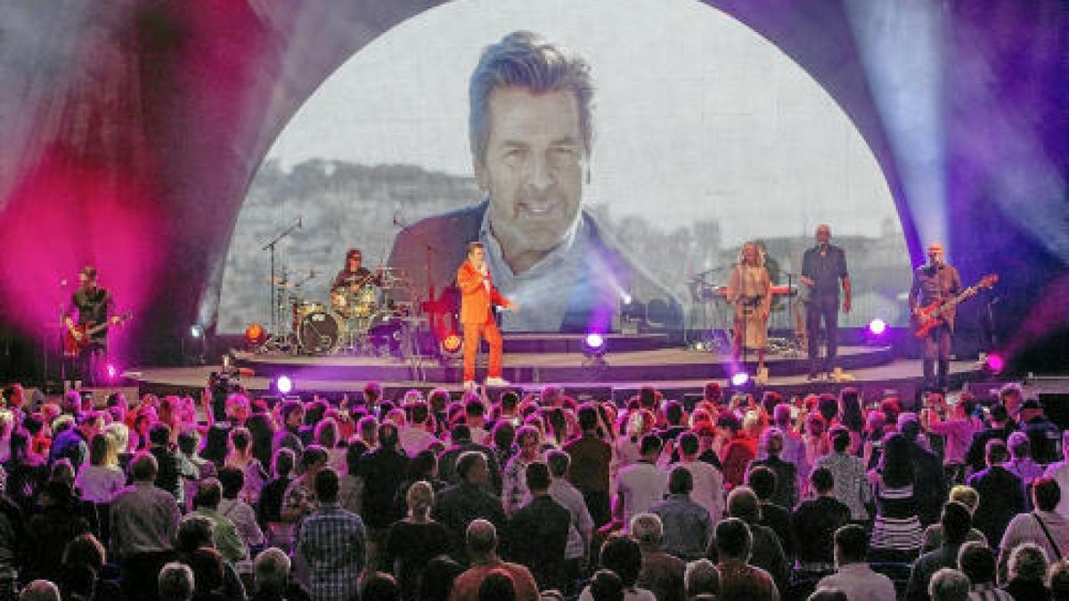 Thomas Anders war am Donnerstagabend auf seiner Tour Ewig mit Euch in der Erfurter Messe.