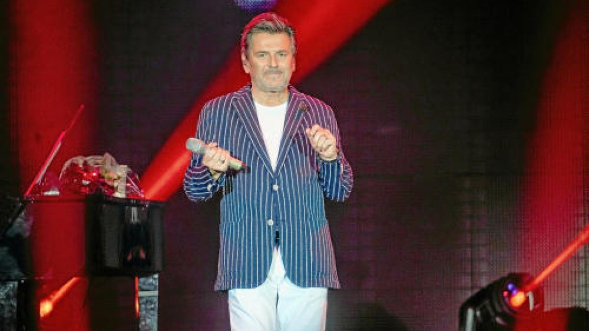 Thomas Anders war am Donnerstagabend auf seiner Tour Ewig mit Euch in der Erfurter Messe.