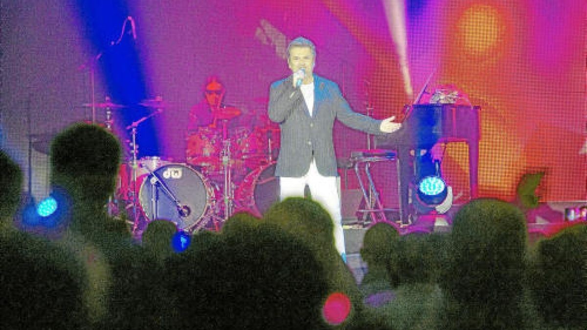 Thomas Anders war am Donnerstagabend auf seiner Tour Ewig mit Euch in der Erfurter Messe.