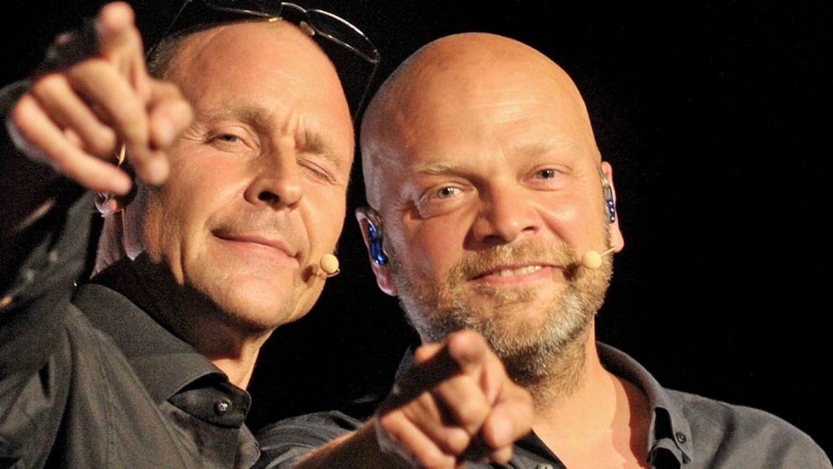 Das Göttinger Gesangsduo „Die Feisten“ – bestehend aus Mathias Zeh (links) und Rainer Schacht – kommt am Mittwoch, 12. Juni, nach Weimar.