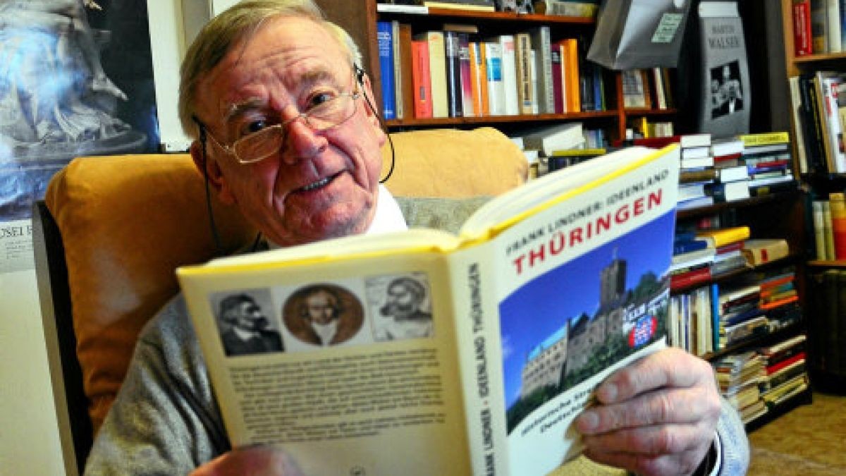 Der Thüringer Autor Frank Lindner hat ein Buch geschrieben über geistige Errungenschaften aus dem Freistaat. Der Titel: „Ideenland Thüringen“.Foto: Ulrike Merkel