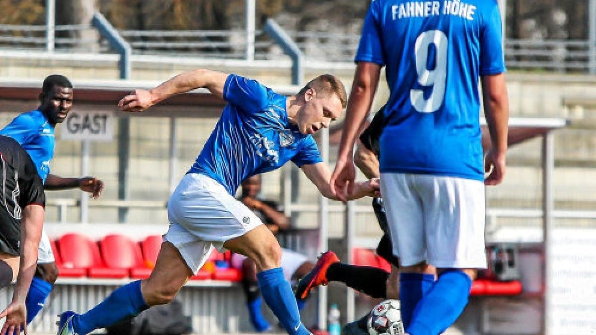 Tobias Billeb und der FC An der Fahner Höhe II haben nach vier Siegen wieder Aussicht auf den Klassenerhalt und sind morgen im Kreis-Derby beim oberen Tabellennachbarn der Landesklasse Staffel 3 in Waltershausen gefragt.Foto: Falk Böttger