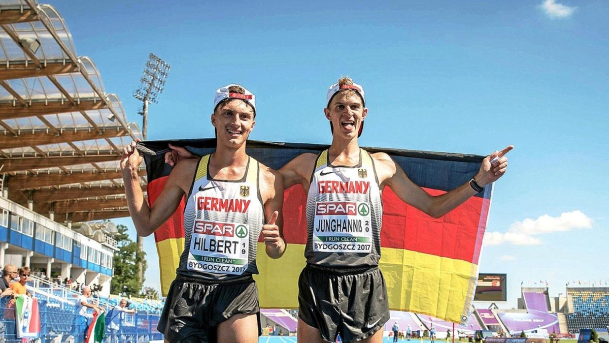 Jonathan Hilbert (li.) und Karl Junghannß wollen sich für die WM qualifizieren.