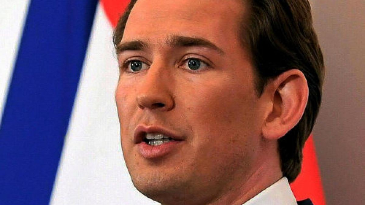 18.05.2019, Österreich, Wien: Sebastian Kurz, Bundeskanzler von Österreich, spricht bei einer Pressekonferenz im Bundeskanzleramt. Kurz (ÖVP) hat die Koalition mit der rechtspopulistischen FPÖ aufgekündigt. Er habe dem Bundespräsidenten vorgeschlagen, «vorgezogene Wahlen in Österreich durchzuführen · und zwar zum schnellstmöglichen Zeitpunkt», sagte Kurz in Wien. Foto: Helmut Fohringer/APA/dpa +++ dpa-Bildfunk +++Foto: Helmut Fohringer