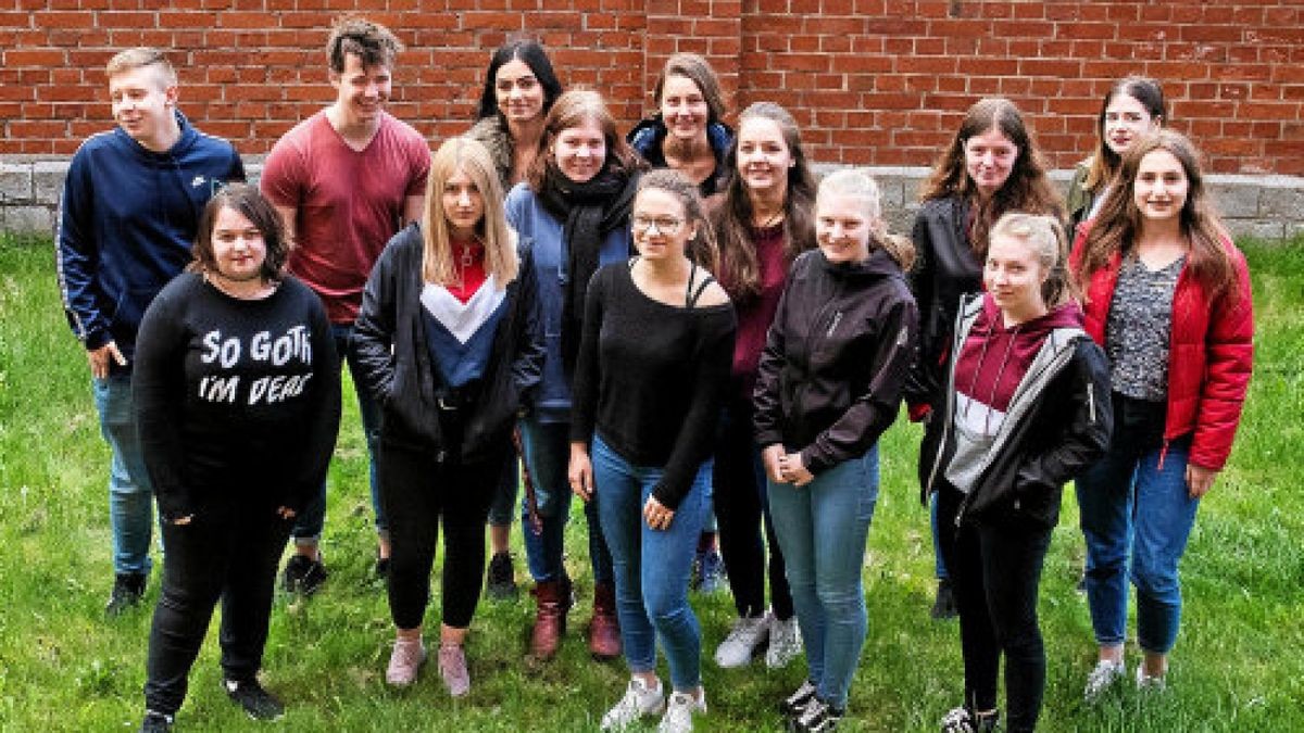 Schüler der Erfurter Andreas-Gordon-Schule, von denen jeder Zweite am 26. Mai erstmals wählen wird.Foto: Sascha Fromm