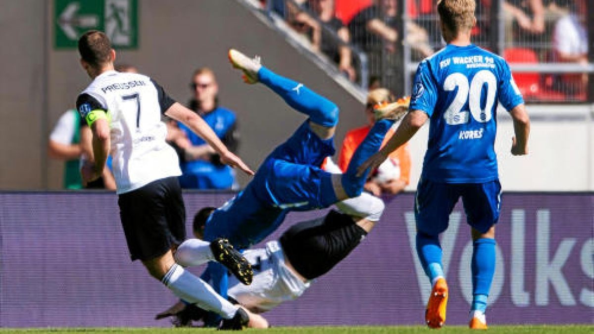 Thüringenpokal-Finale: Wacker Nordhausen gegen Preußen Bad Langensalza.