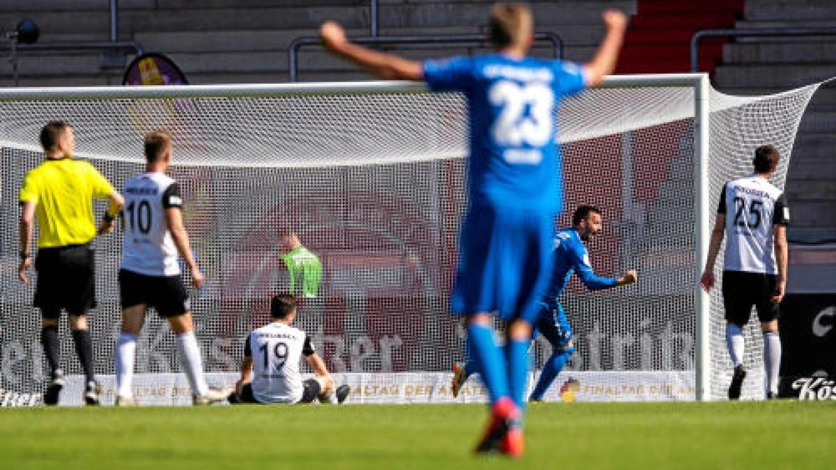 Thüringenpokal-Finale: Wacker Nordhausen gegen Preußen Bad Langensalza.