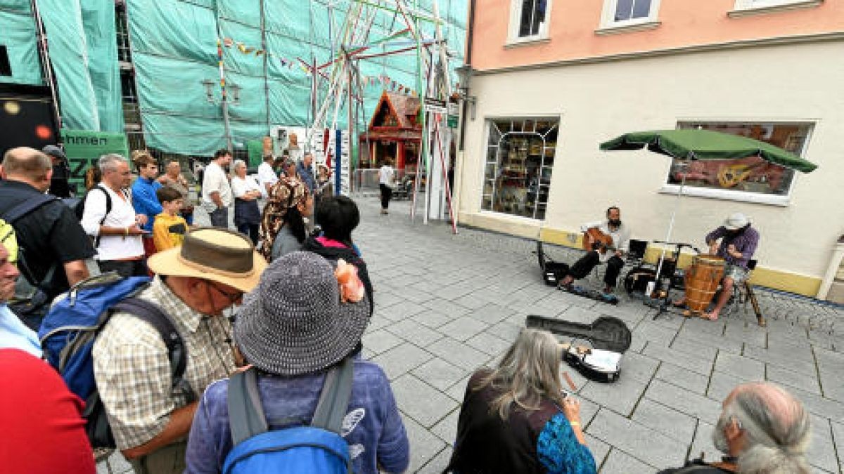 Rudolstadtfestival 2018: Am Tag nach dem Eröffnungskonzert hatte das Wetter wieder ein Einsehen mit den Festivalbesuchern.