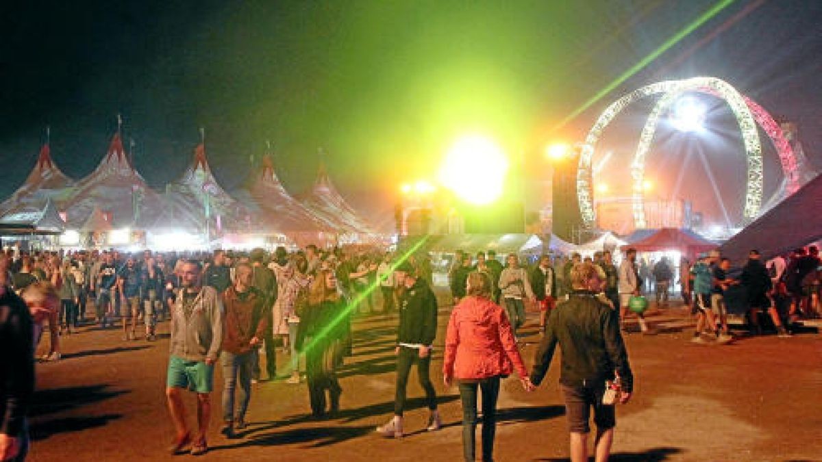 Blick auf das Festivalgelände. Foto: Mediengruppe Thüringen/Peter Scholz