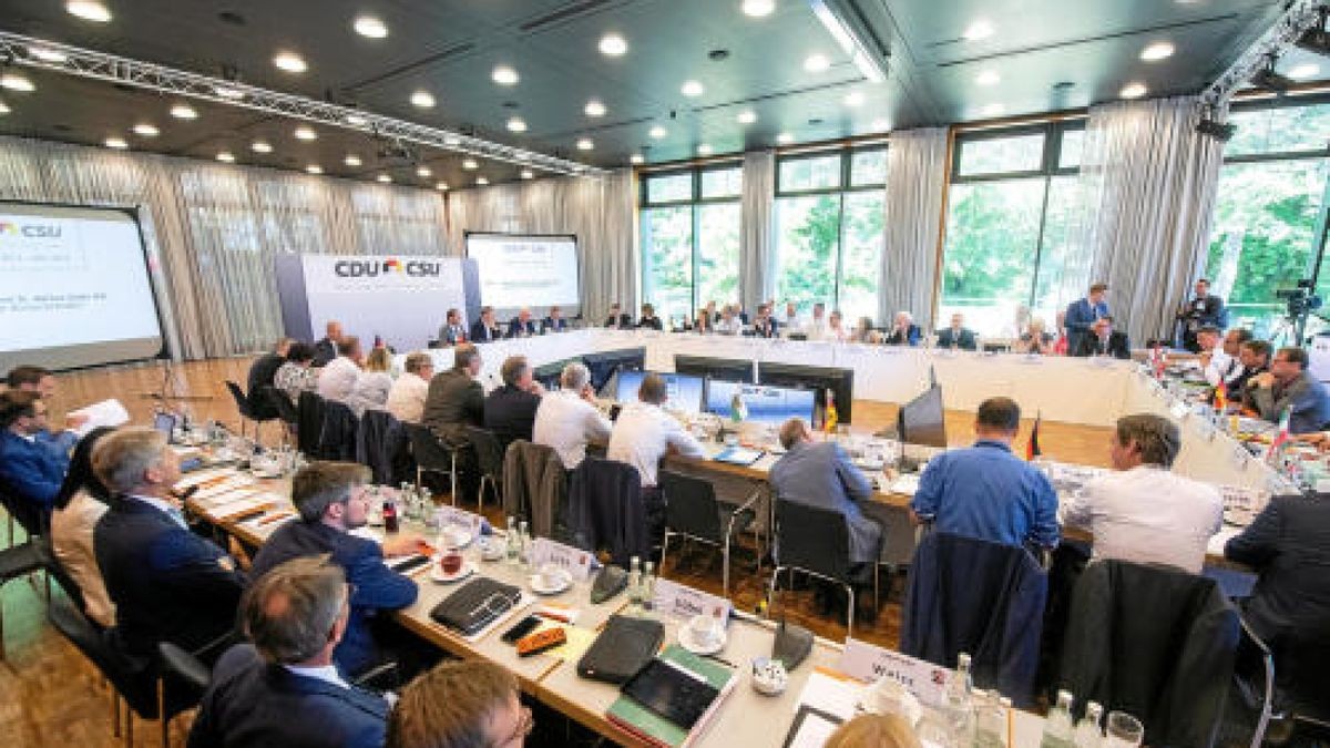 Impressionen von der Konferenz der CDU-Fraktionsvorsitzenden von Bund und Ländern in Weimar.