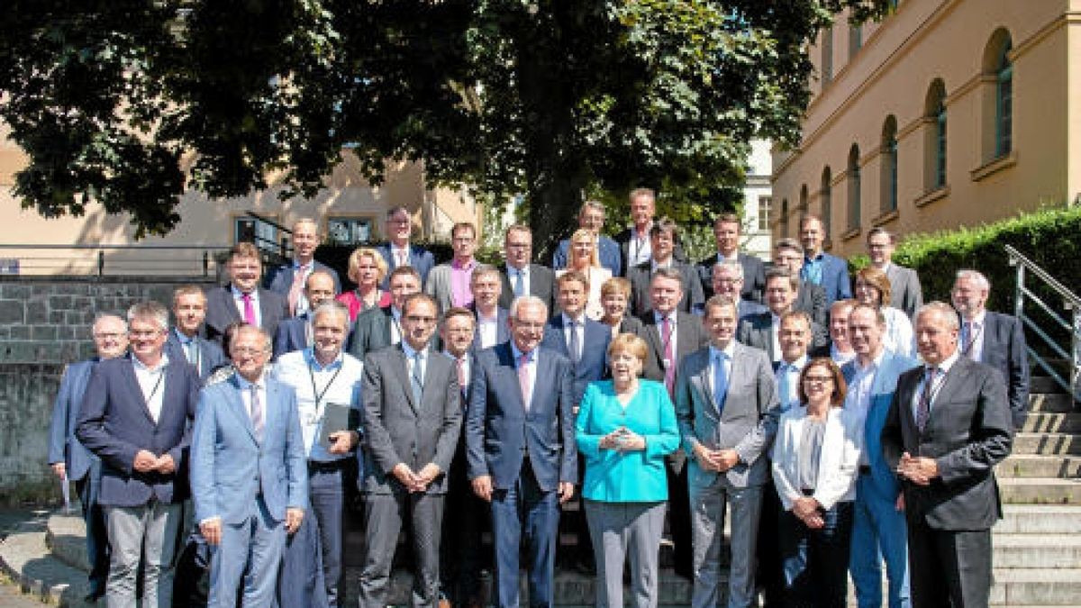 Impressionen von der Konferenz der CDU-Fraktionsvorsitzenden von Bund und Ländern in Weimar.